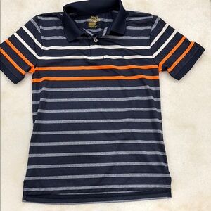Polo by Ralph Lauren Navy and Cream Striped Shirt